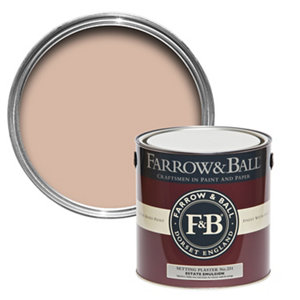 Farrow & Ball Estate Setting plaster No.231 Matt Emulsion paint  2.5L