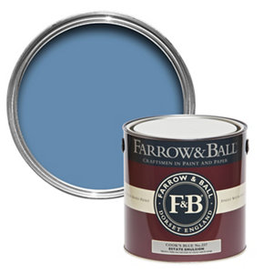 Farrow & Ball Estate Cook's blue No.237 Matt Emulsion paint  2.5L