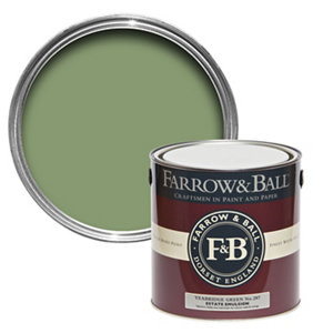 Farrow & Ball Estate Yeabridge green No.287 Matt Emulsion paint  2.5L