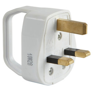 Image of Diall 13A White Plug