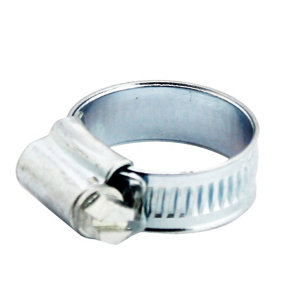 Image of Zinc-plated Steel 25mm Hose clip Pack of 2
