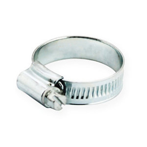 Image of Zinc-plated Steel 35mm Hose clip Pack of 2