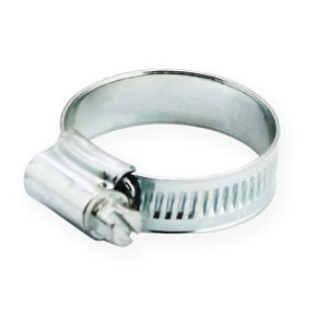 Image of Zinc-plated Steel 35mm Hose clip Pack of 20