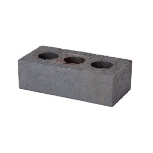 Wienerberger Smooth Blue Perforated Facing brick (L)215mm (W)102.5mm (H)65mm