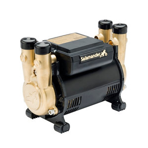 Salamander Pumps CTFORCE 30PT Twin 3 bar Shower pump (H)160mm (W)120mm (L)210mm