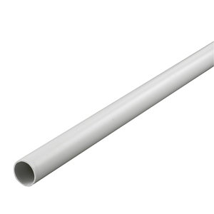 FloPlast White Solvent weld Waste pipe  (L)2m (Dia)40mm