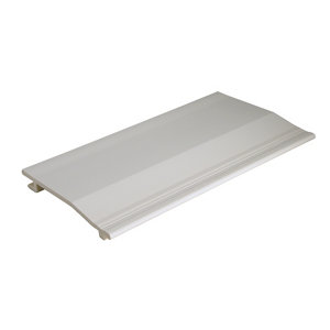 Smooth White uPVC Cladding (W)150mm (T)19mm  Pack