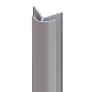 Image of Vistelle Vistelle Silver effect Straight Panel external corner joint (L)2500mm