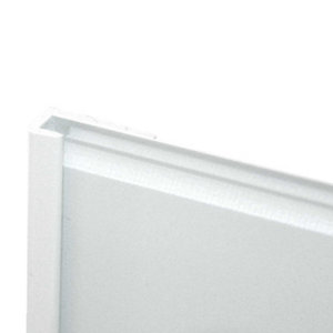 Image of Vistelle White Panel end cap (L)2500mm (W)25mm