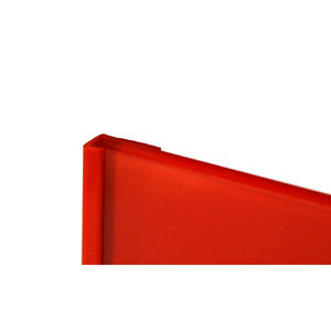 Image of Vistelle Red Panel end cap (L)2500mm (W)25mm