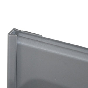 Image of Vistelle Grey Panel end cap (L)2500mm (W)25mm