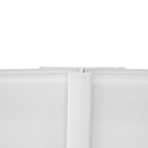 Image of Vistelle White H-shaped Panel straight joint (L)2500mm (W)25mm