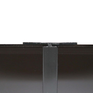 Image of Vistelle Black H-shaped Panel straight joint (L)2500mm (W)25mm