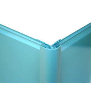 Image of Vistelle Blue atoll Panel external corner joint (L)2500mm (W)25mm