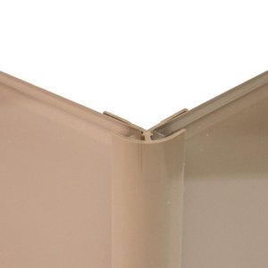 Image of Vistelle Mocha Panel external corner joint (L)2500mm (W)25mm