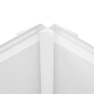 Image of Vistelle White Panel internal corner joint (L)2500mm (W)25mm