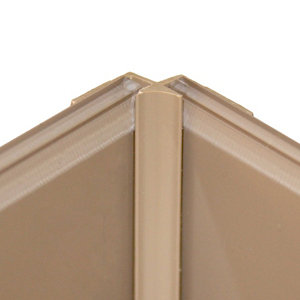 Image of Vistelle Vistelle Mocha Straight Panel internal corner joint (L)2500mm (W)25mm