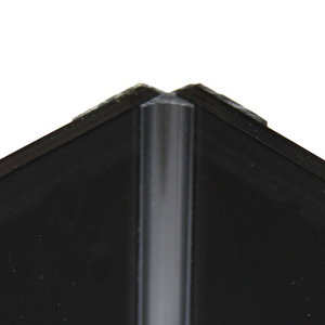 Image of Vistelle Black Panel internal corner joint (L)2500mm (W)25mm