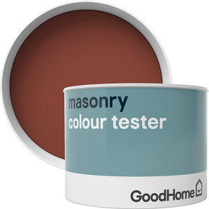 GoodHome Classic Harrow Smooth Matt Masonry paint  0.25L Tester pot
