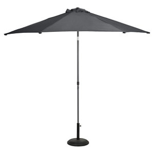 Carambole 2.7m Steel grey Standing parasol