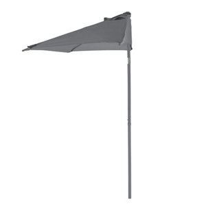 Carambole 1.17m Steel grey Standing parasol