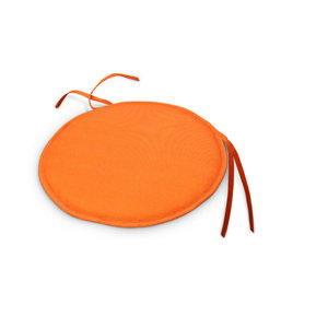Cocos Plain Mandarin orange Seat pad x (W)38cm