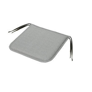 Cocos Plain Griffin grey Seat pad (L)38cm x (W)38cm