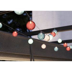 Kanor Ball Battery-powered Warm white 20 LED Indoor & outdoor String lights