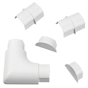 Image of D-Line White 5 Piece Trunking kit (W)60mm