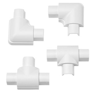 Image of D-Line White 4 Piece Trunking kit (W)30mm