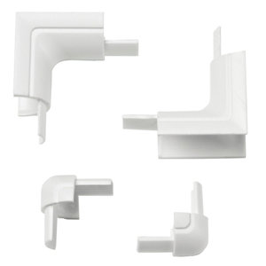 Image of D-Line White 4 Piece Trunking kit (W)16mm