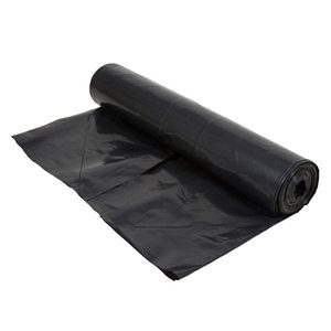 Capital Valley Plastics Ltd Black 250 Micron Damp proof membrane  (L)15m (W)4m