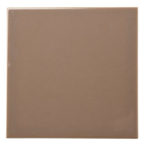 Utopia Taupe Gloss Ceramic Wall Tile  Pack of 44  (L)150mm (W)150mm