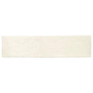 Cream Ceramic Wall tile  Pack of 22  (L)300mm (W)75mm