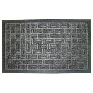 Image of Diall Grey Polypropylene Door mat (L)0.9m (W)0.6m