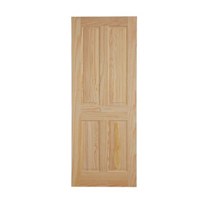 4 panel Clear pine LH & RH Internal Fire Door  (H)2040mm (W)726mm