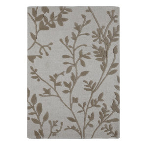Image of Colours Mirchi Trailing Brown & grey Rug (L)1.7m (W)1.2m