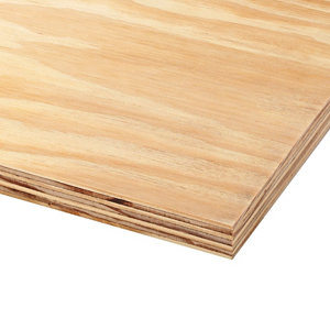 Image of Natural Softwood Plywood Board (L)2.44m (W)1.22m (T)18mm