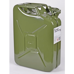 Image of Steel Petrol Fuel can 20L