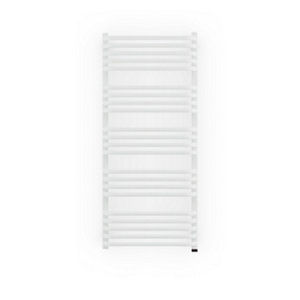 Image of Terma Alex 600W Electric White Towel warmer (H)1140mm (W)500mm
