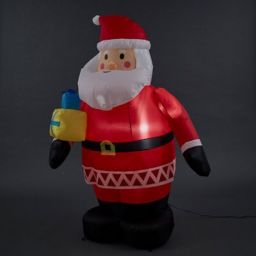 (H)1.52m LED Santa Christmas inflatable
