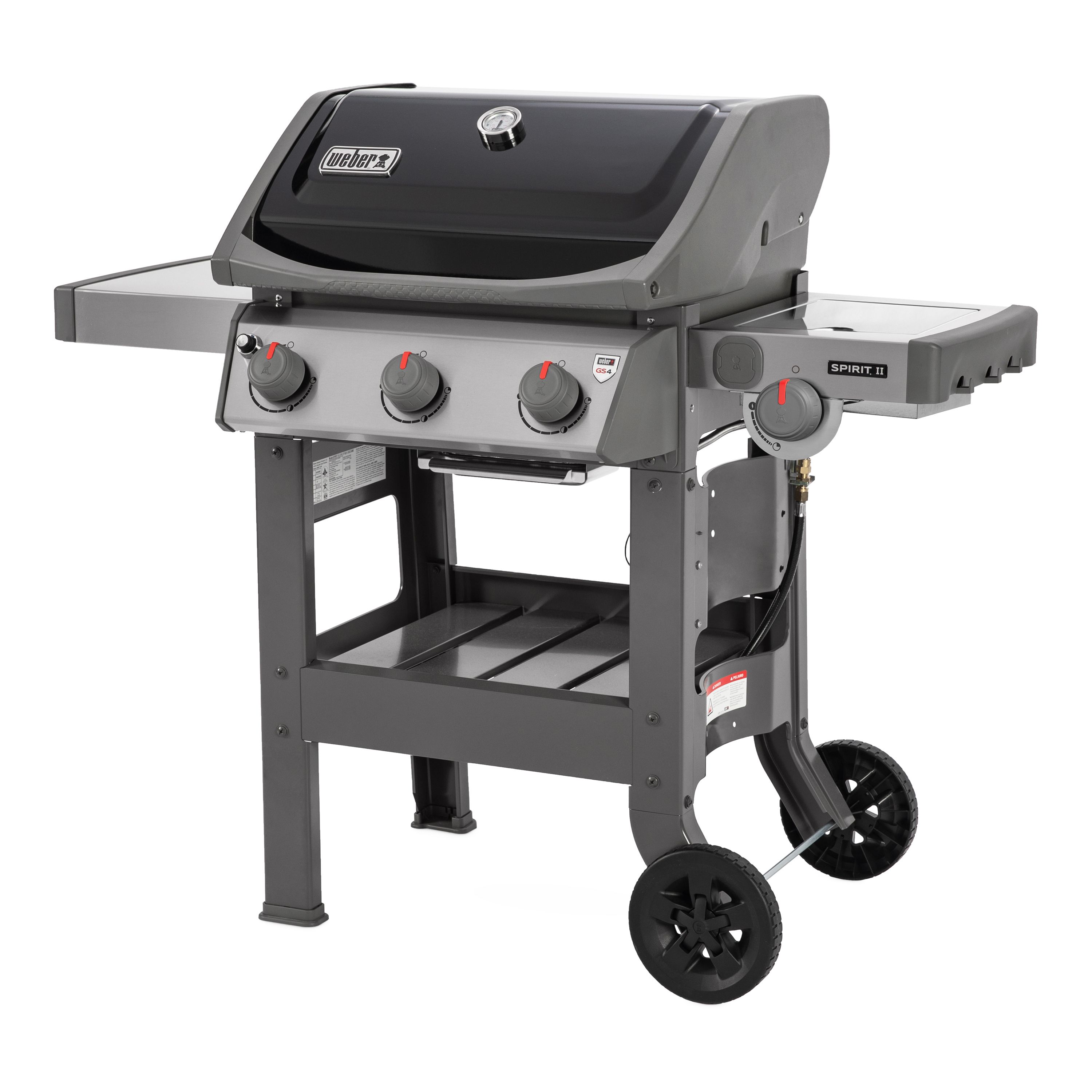 Weber Spirit II E320 3 burner Gas Black Barbecue | Departments | DIY at B&Q