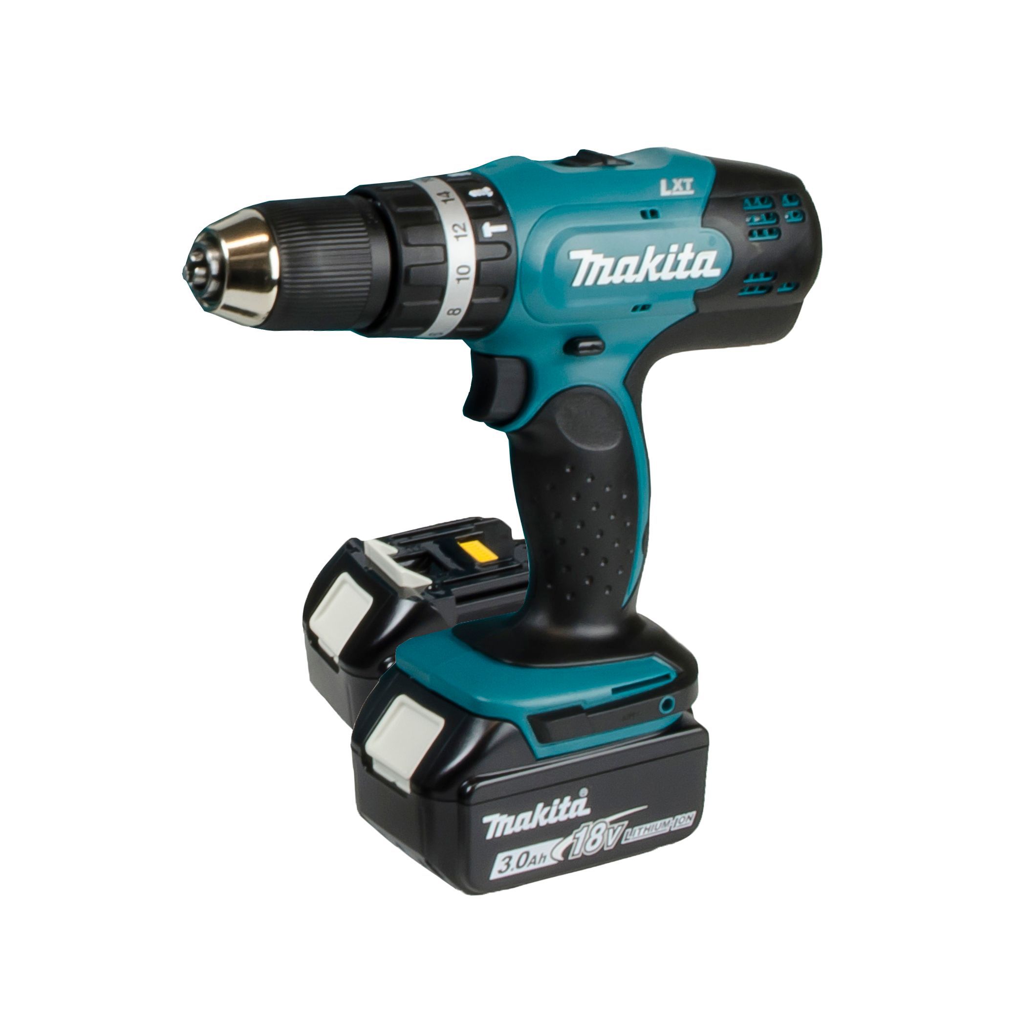 Makita LXT Cordless 18V 3Ah Lithiumion Combi drill 2 batteries