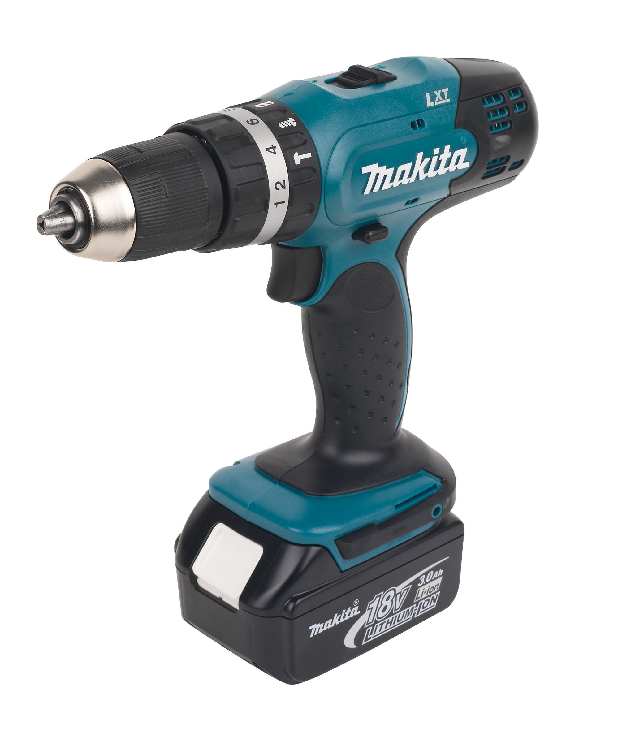 Makita Cordless 18V 3Ah Li-Ion Combi Drill 1 Battery with 101 Piece ...