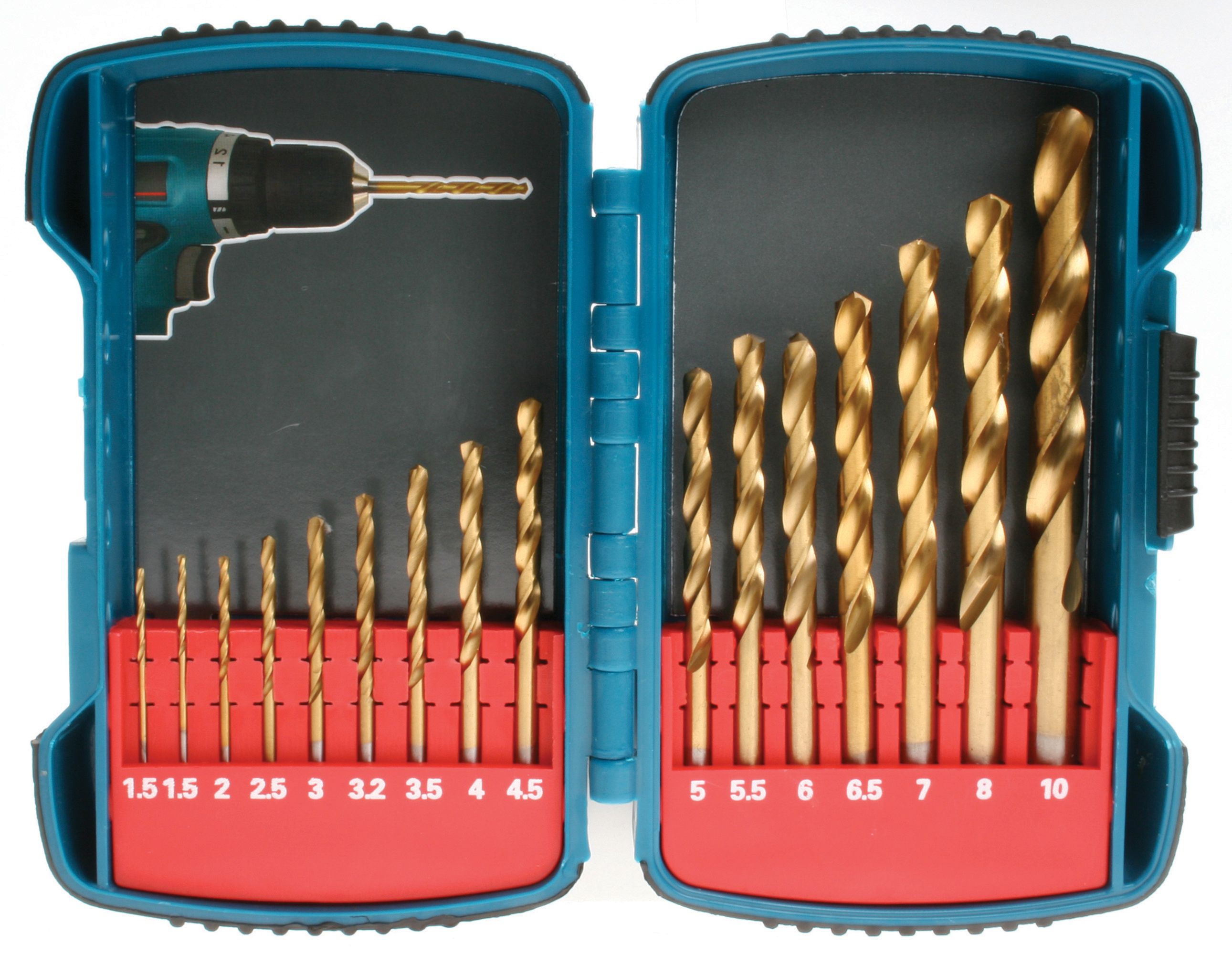 Makita Steel HSS drill bit set Departments DIY at B&Q