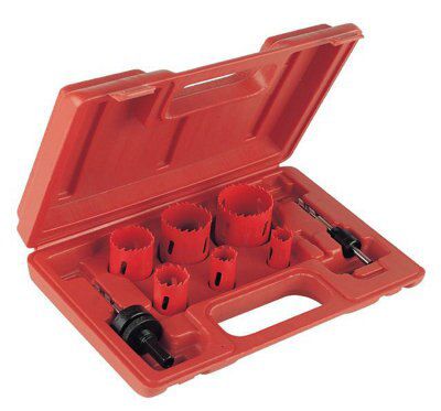 Bi-Metal 8 Piece Holesaw Set