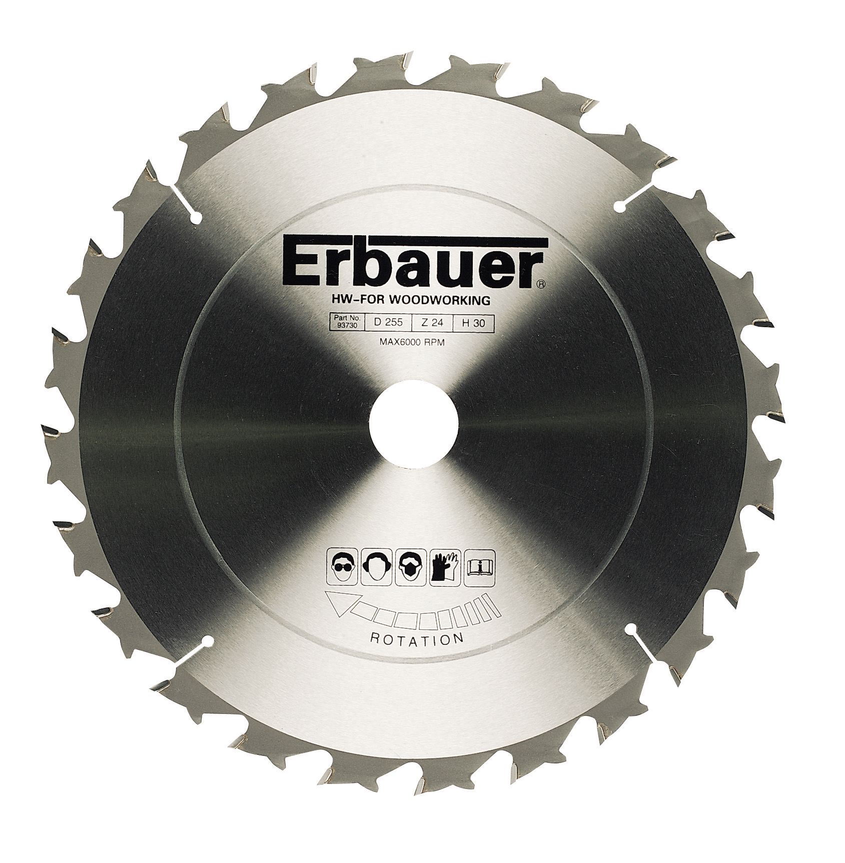 Erbauer 24T Circular Saw Blade (Dia)255mm Departments TradePoint