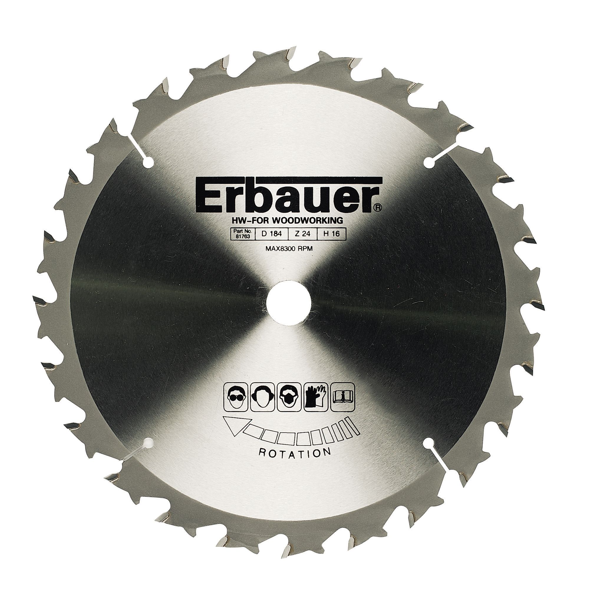 Erbauer 36T Circular Saw Blade (Dia)160mm Departments TradePoint