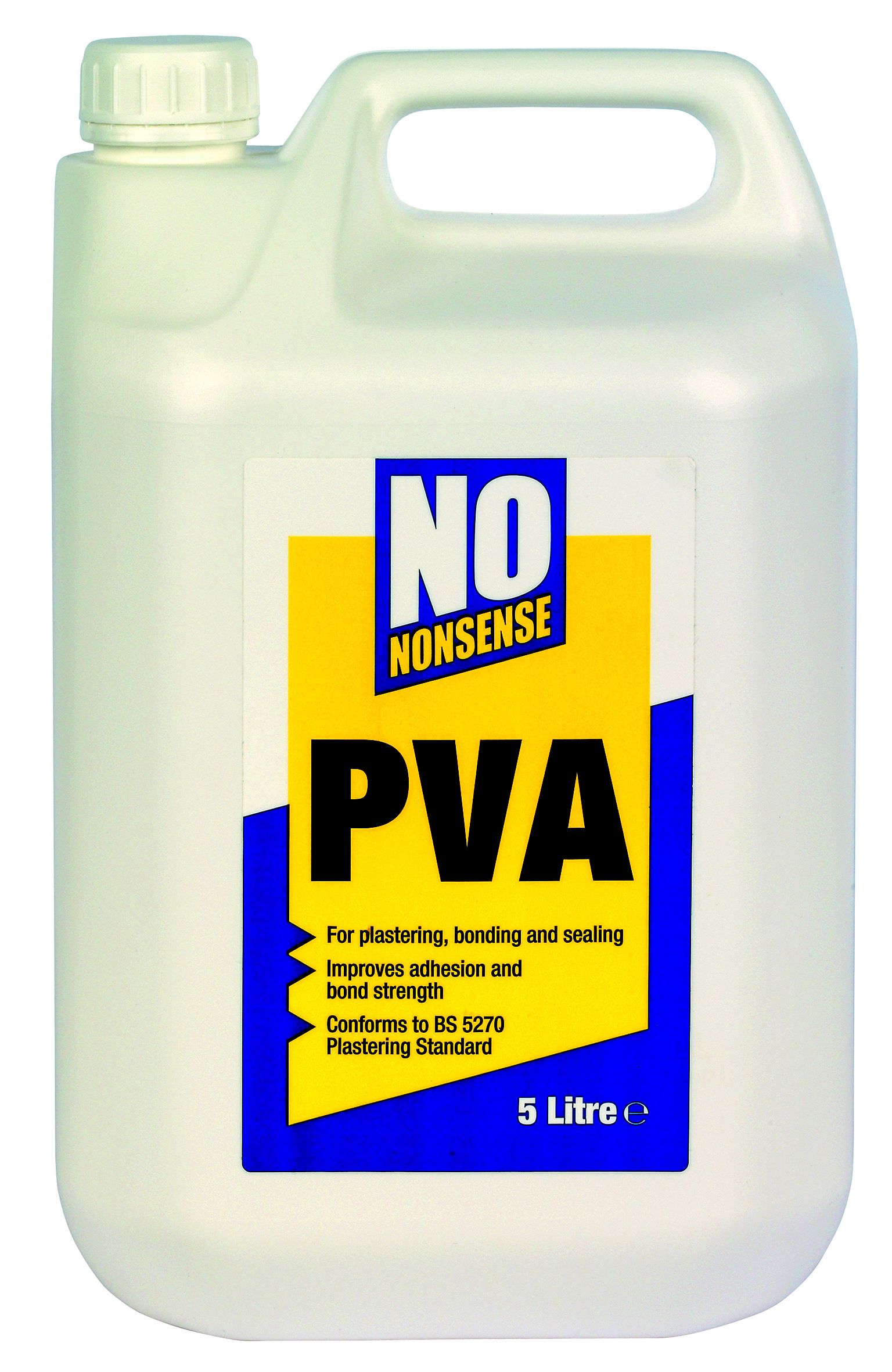 No Nonsense Off White Pva Adhesive 5L