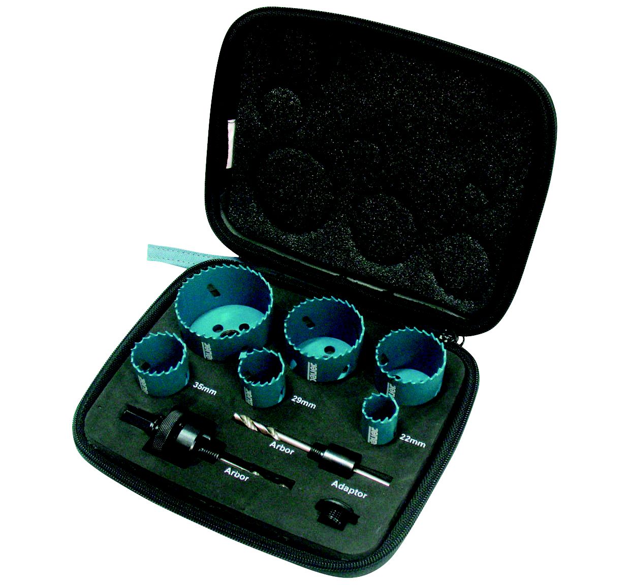 Erbauer Electricians Hole Saw Kit, 9 Set Departments TradePoint